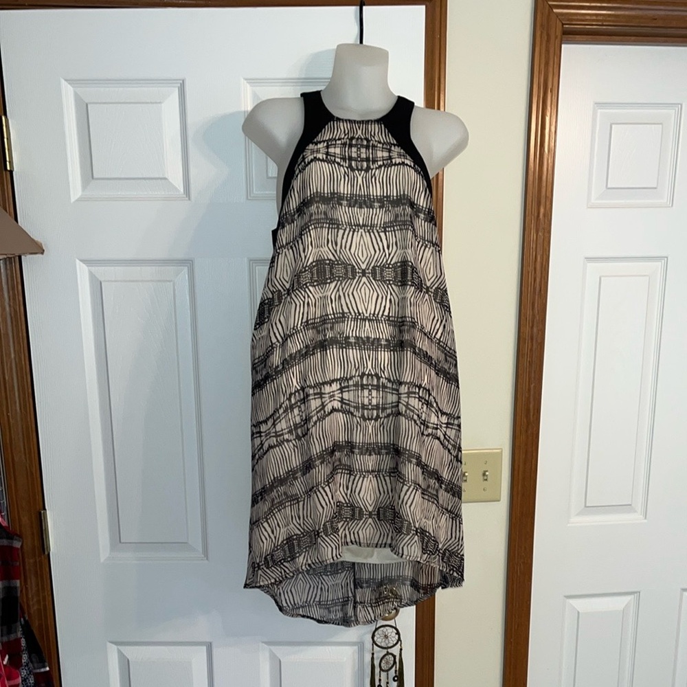 Lush Black & White Dress